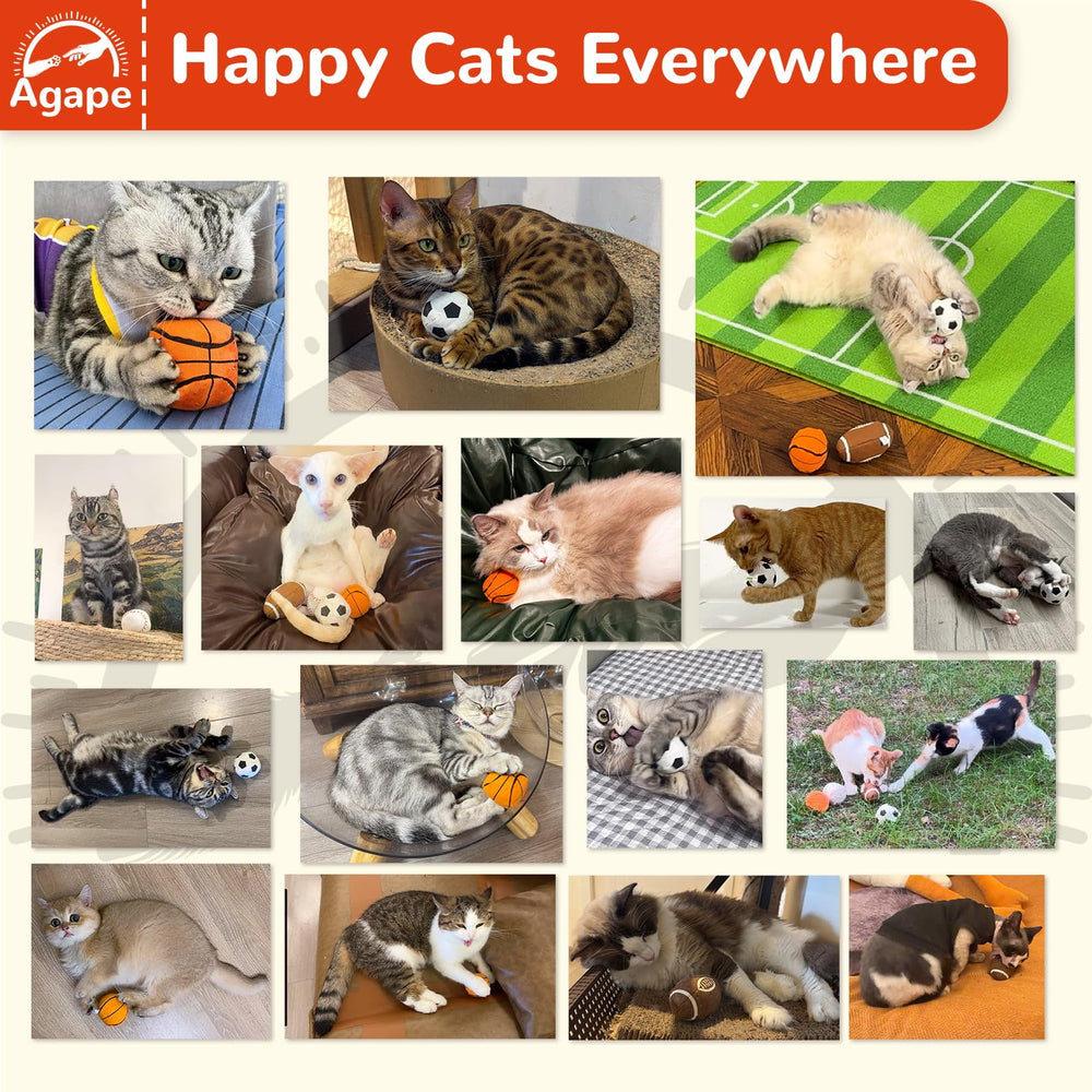 Pack de dos juguetes Agape para gatos, entretenimiento diario