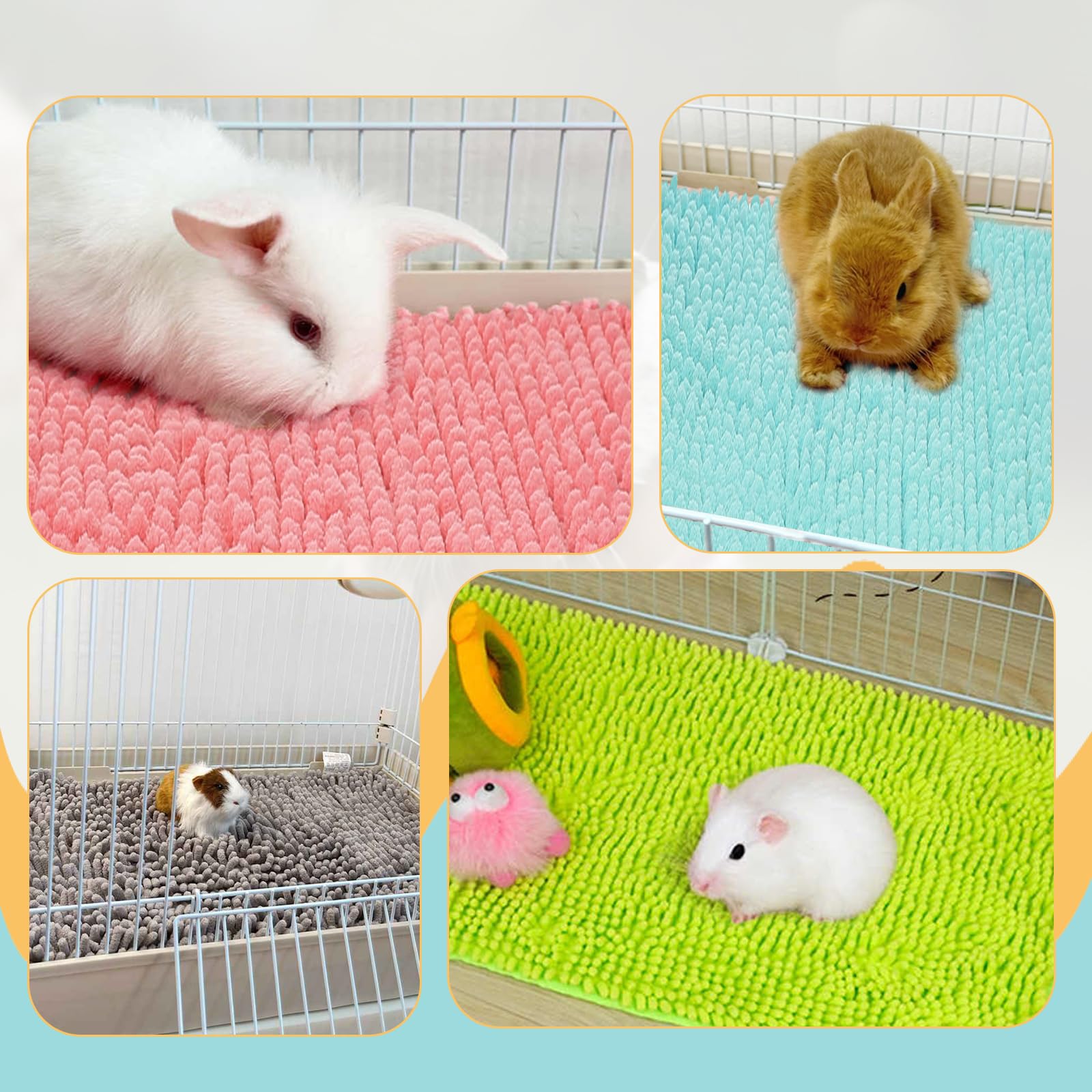 Manta lavable Agolctry, absorbente y duradera para jaulas y áreas de descanso.