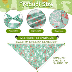 Bandanas Agroon Pascua con tallas ajustables para mascotas de todos tamaños