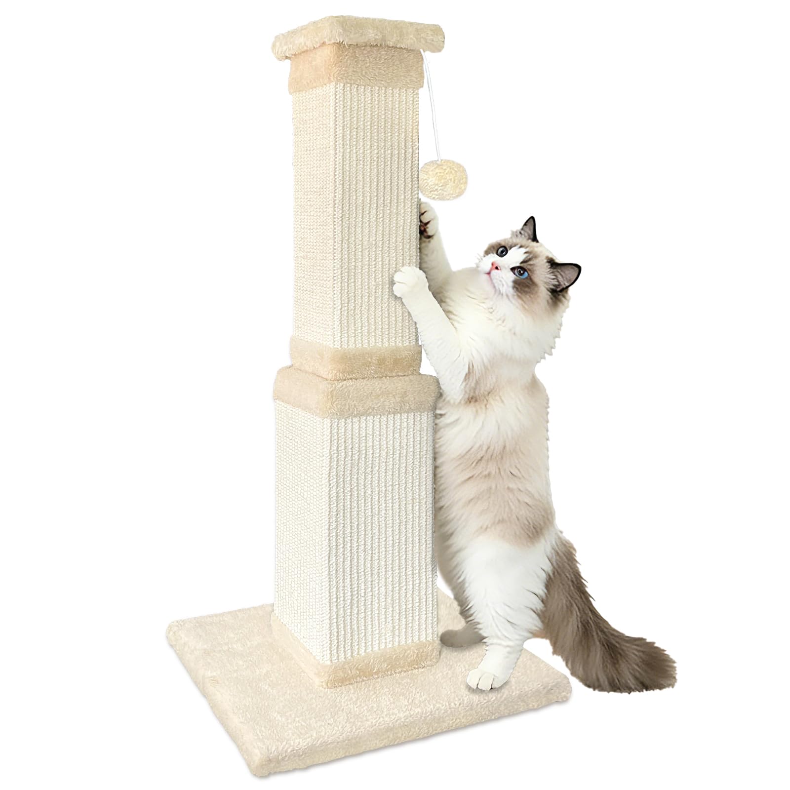 AGYM poste rascador para gatos grandes, alto, para estirar sin dañar muebles
