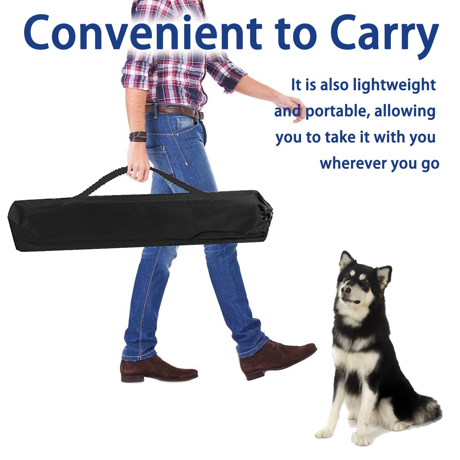 AHAILUOO kit-entrenamiento-portatil-perro: conjunto ligero para uso en casa o al aire libre.