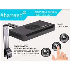 Ahareef 35W luz LED para arrecifes, iluminación lunar para observación nocturna.