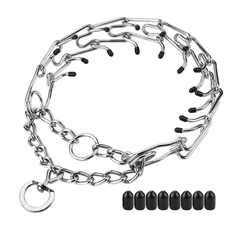 Aheasoun Prong Collar ajustable para perros pequeños, ideal para entrenamiento suave.