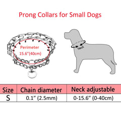 Puntas de goma de Aheasoun Prong Collar protegen la piel durante el entrenamiento.