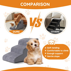 Ahpmeoa escalera para perros, diseño curvo y cómodo.