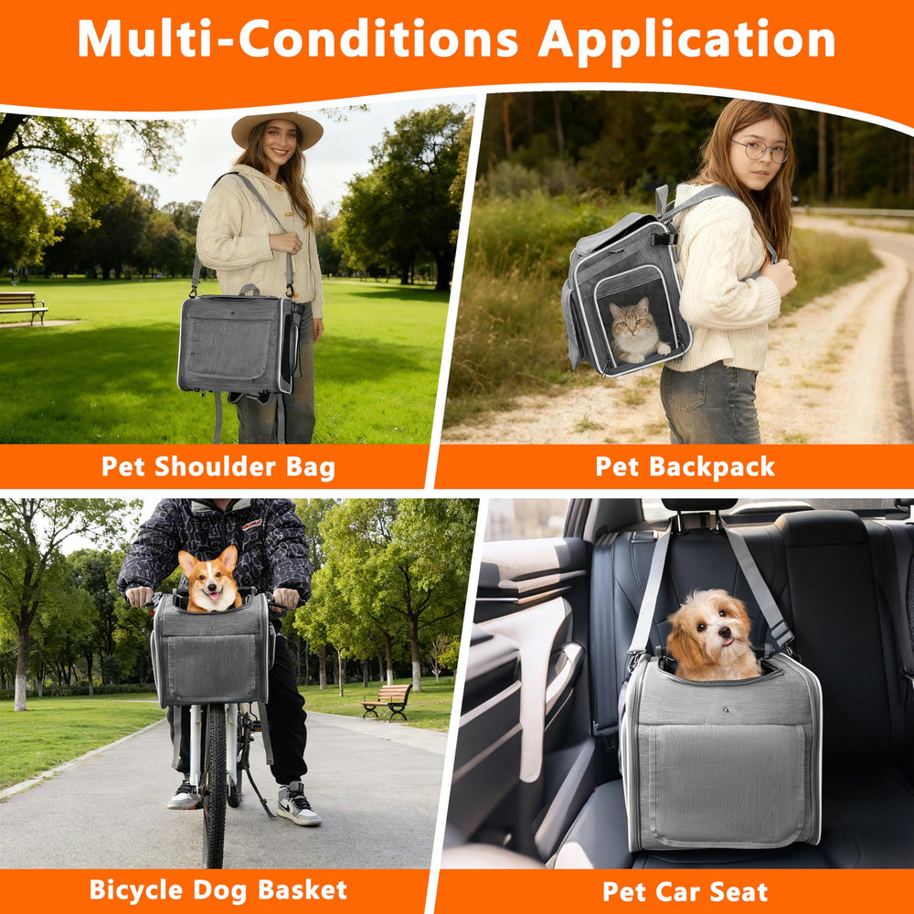 Bolsillo-accesorios-cesta-mascota de AHTOHAA para guardar snacks