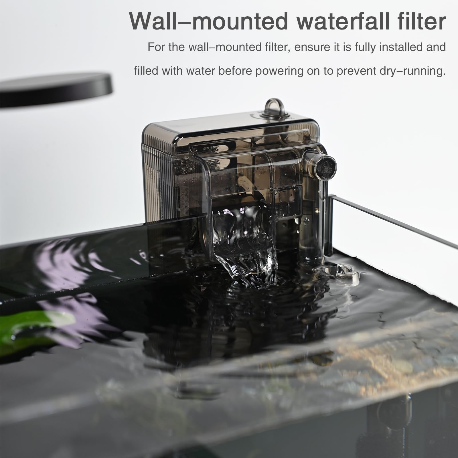 Iluminación LED Ahua Walsong para resaltar plantas y peces.