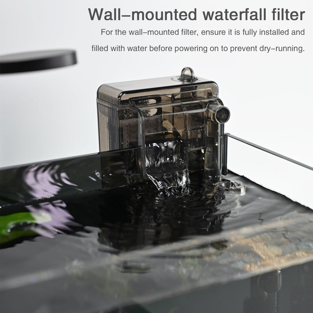 Iluminación LED Ahua Walsong para resaltar plantas y peces.