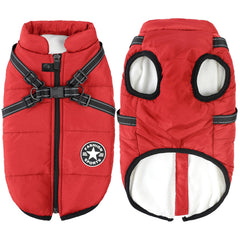 Aiboria chaqueta para perro, viento rojo XXL, protege contra el viento durante paseos