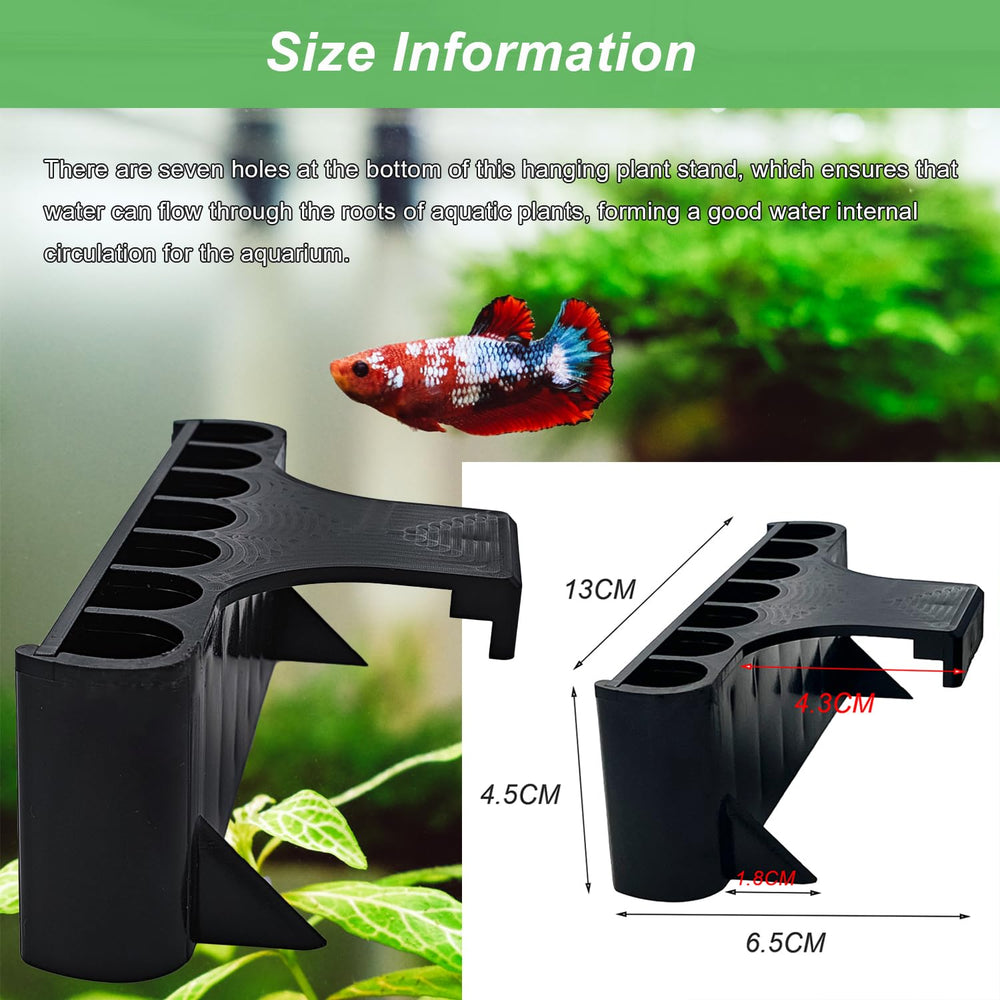 Aidmi materiales premium en plástico seguro para peces y plantas.