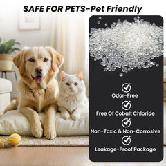 Aidowocam desecante para comida de perros y gatos, ayuda a conservar la frescura de las croquetas.