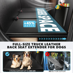 Protección para asiento trasero de perro con funda AIEDOULER