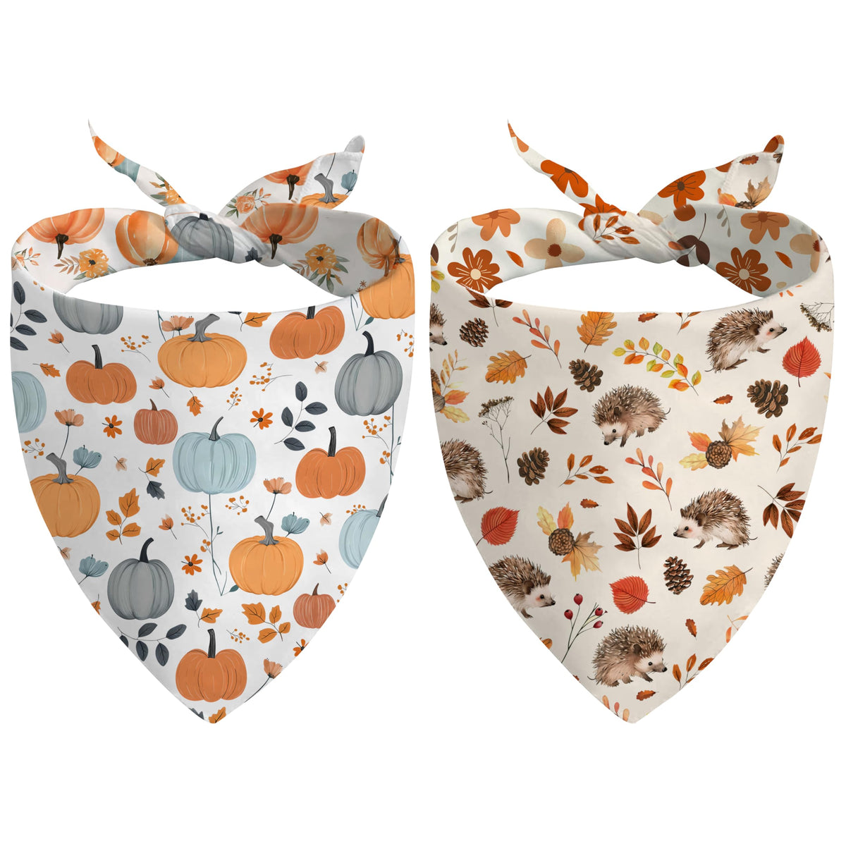 Bandana aienssfwe para perro, otoñal reversible, ideal para paseos.
