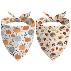 Bandana aienssfwe para perro, otoñal reversible, ideal para paseos.
