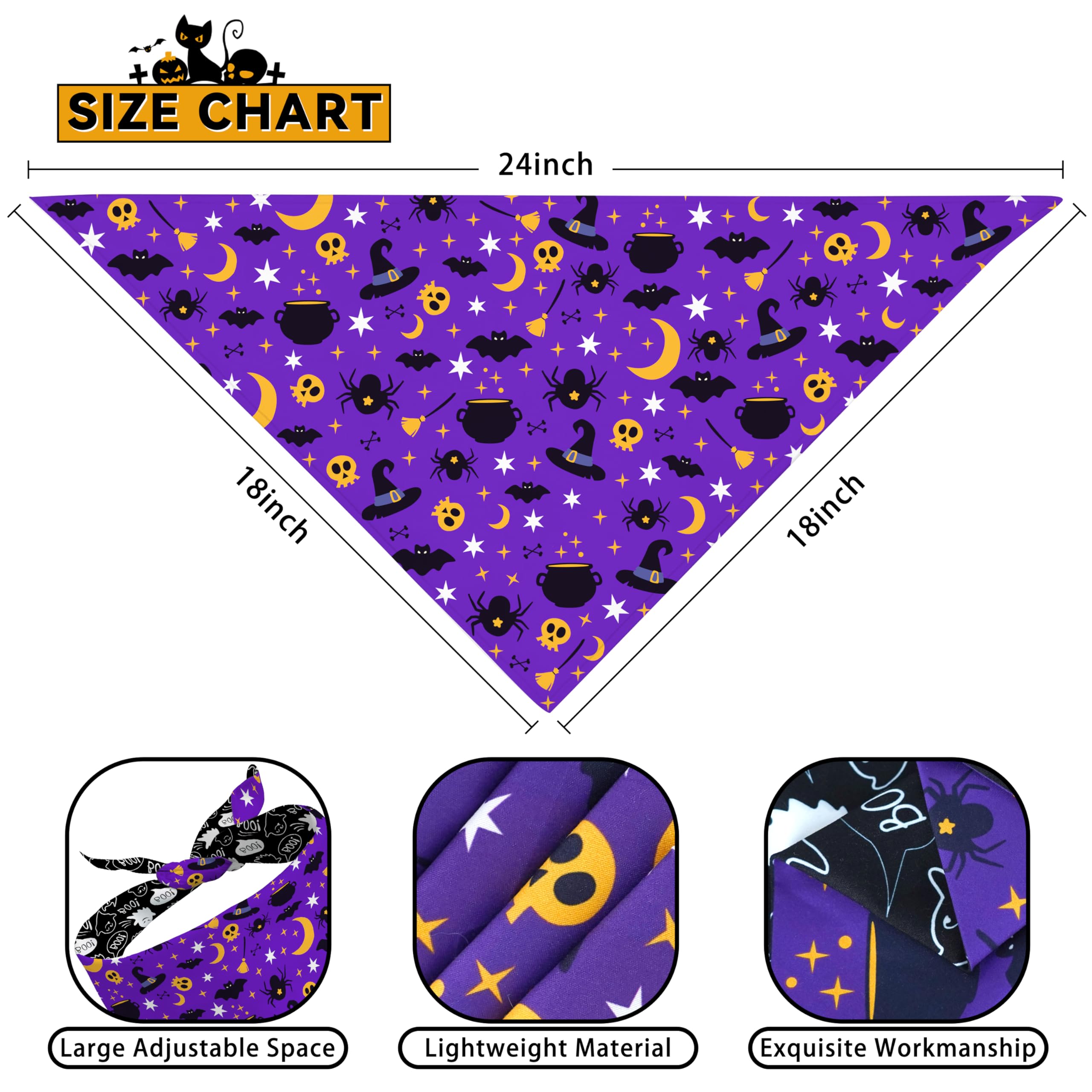 Bandana aienssfwe para perro de tamaño pequeño, ajuste cómodo y seguro.