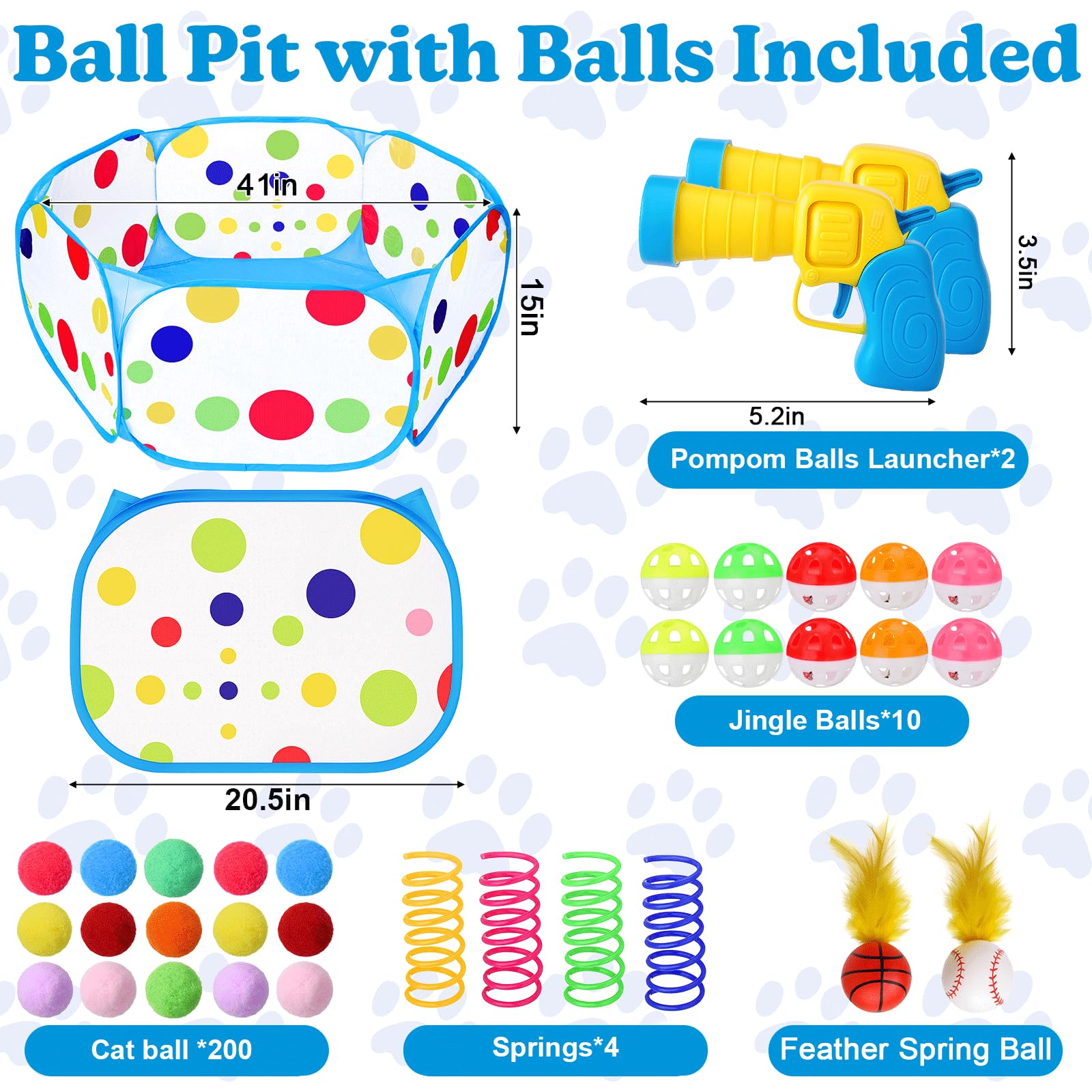AIERSA Bolas con timbre para gatos, entretenimiento sonoro durante el juego.