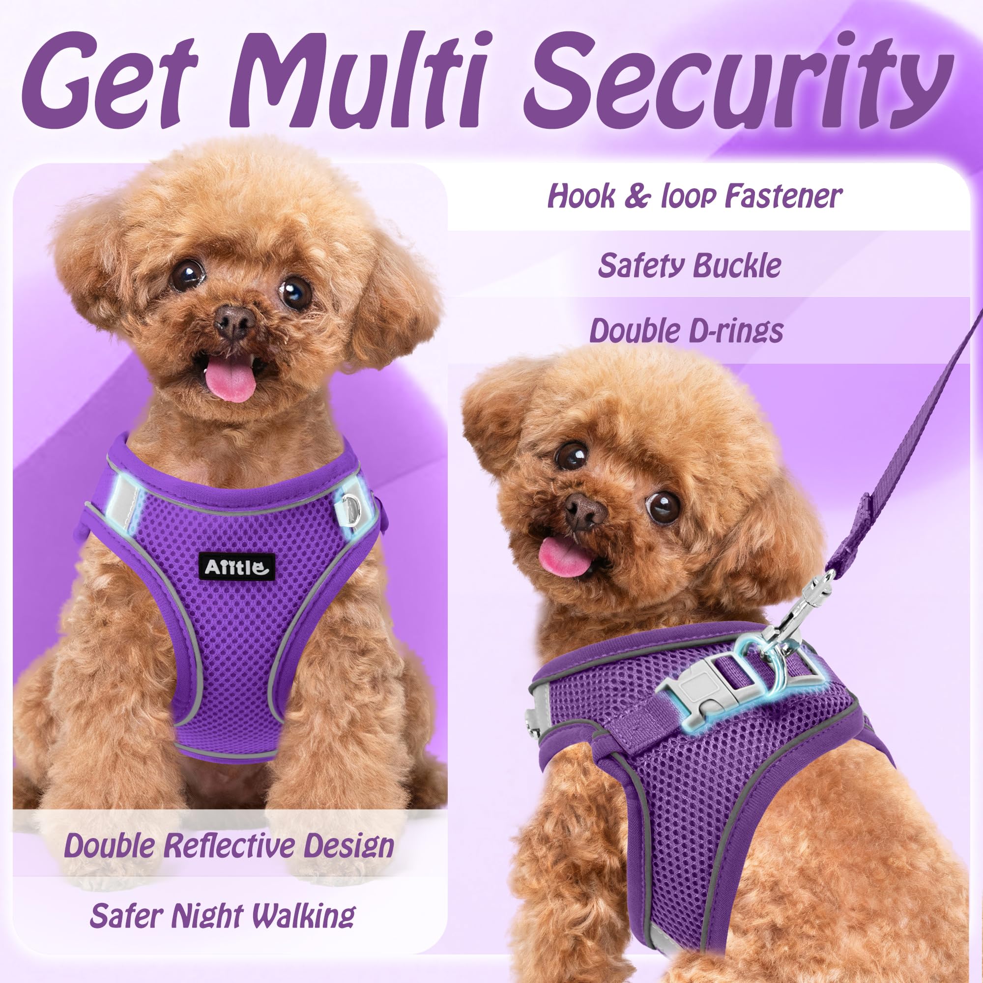 Seguridad triple Aiitle morado XL protege hombros y pecho