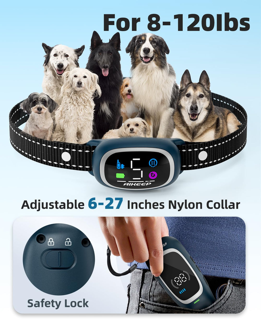 AIKEEP gran pantalla iluminada para ver ajustes incluso de noche.