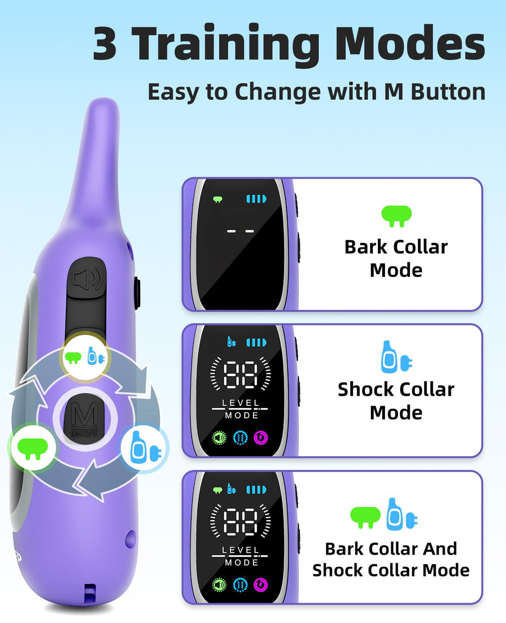 AIKEEP collar IP67: entrenamiento bajo lluvia o barro.