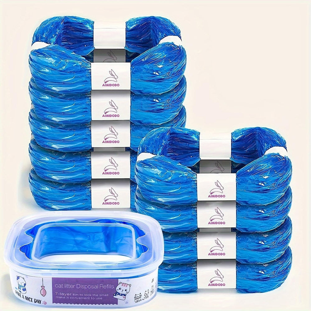 AIMIDODO 9-pack recargas para arena de gato, compatibles con Litter Genie, duración de hasta 8 semanas.