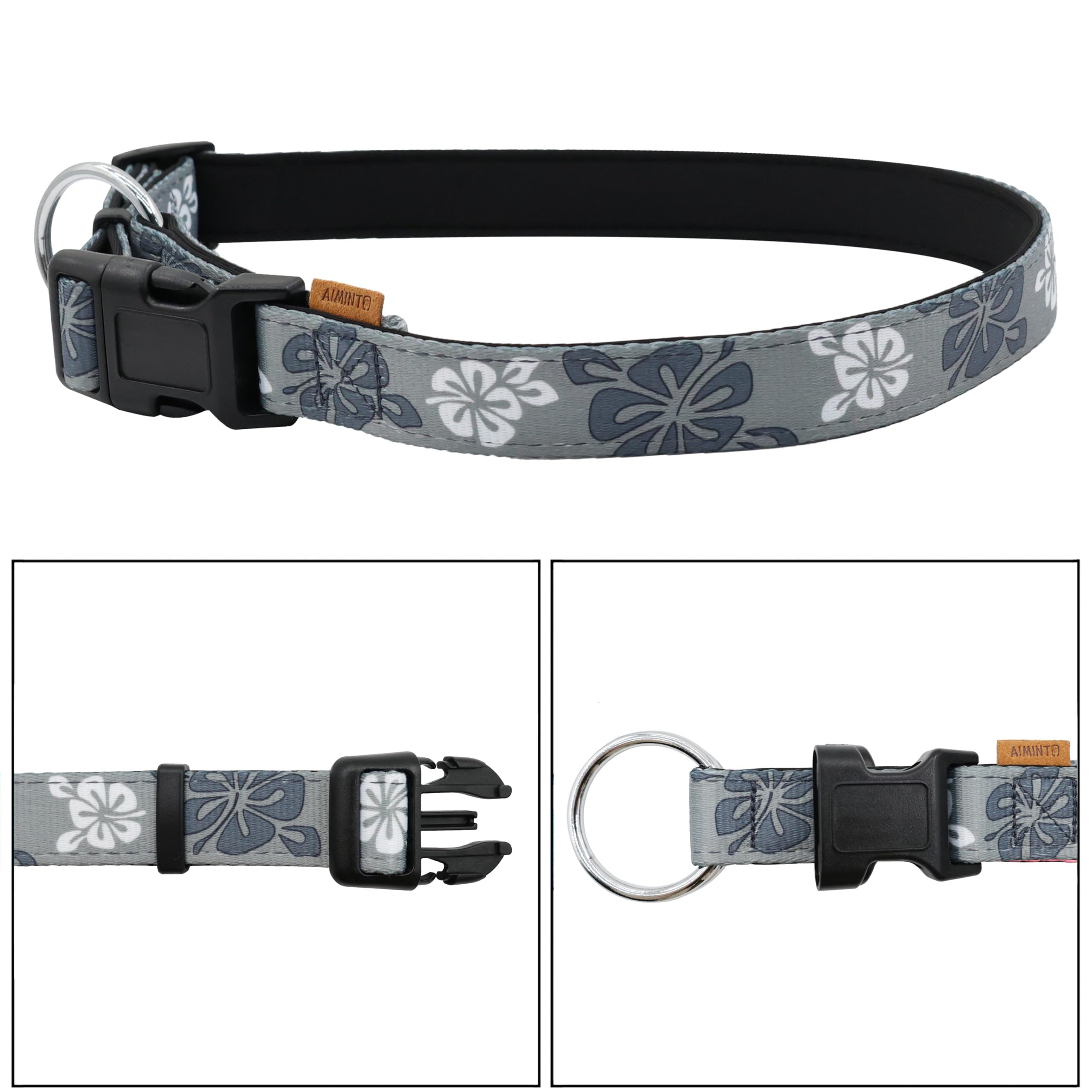 Collar ajustable Aiminto para perros de todos los tamaños y razas.