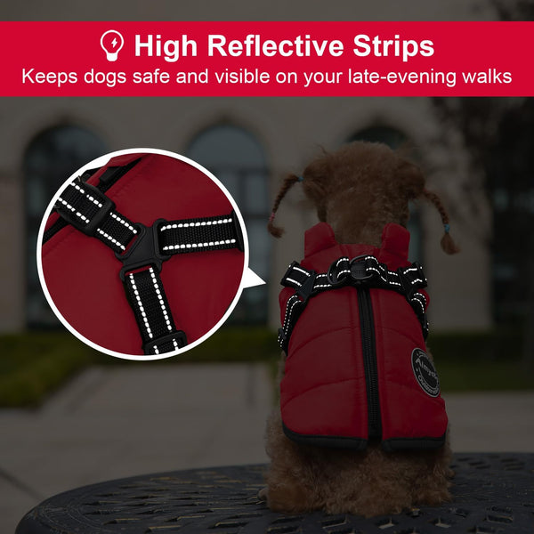 Aimydog protección contra viento ideal para salidas al aire libre.