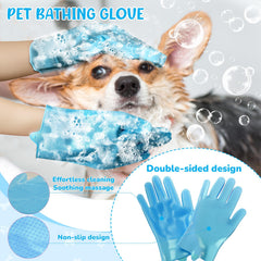 Aiolpy guantes lavado de silicona: masaje suave durante el baño