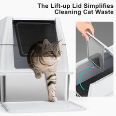 AIPERRO entrada amplia de 8,6 x 11,4 pulgadas para gatos grandes