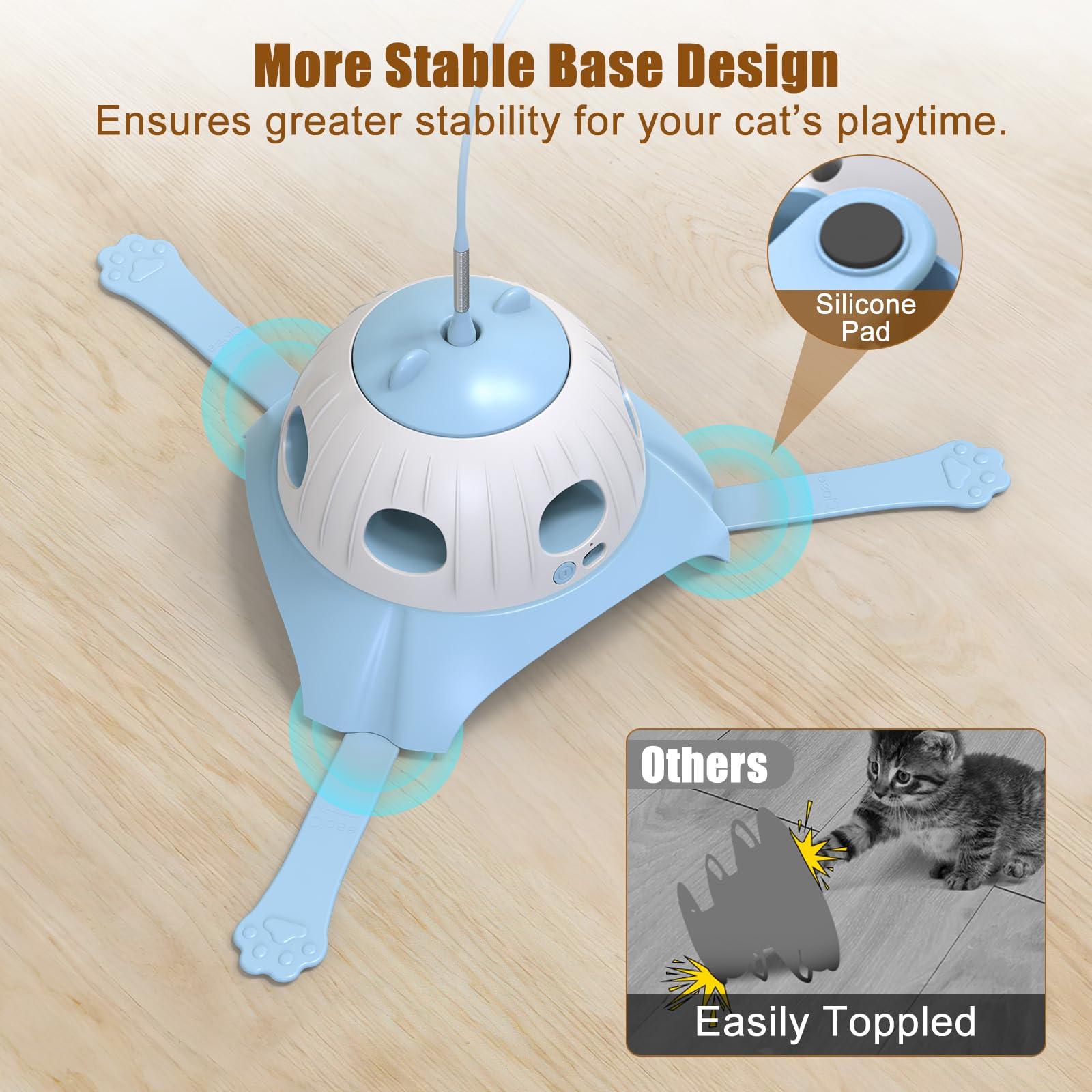 AIPERRO juegos para múltiples gatos, ideal para familias con varios felinos.