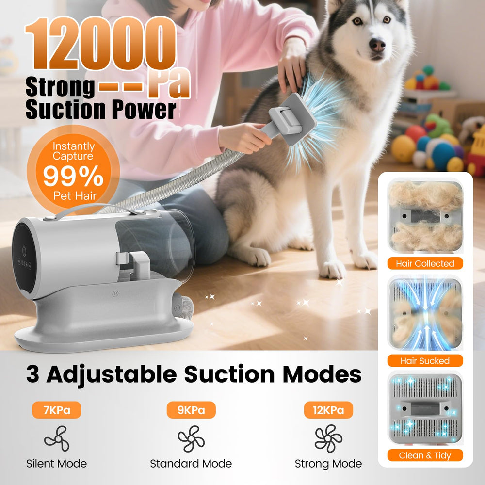 AIRROBO corta-pelo eléctrico para perros ofrece recorte cómodo en casa