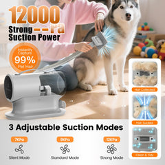 AIRROBO corta-pelo eléctrico para perros ofrece recorte cómodo en casa