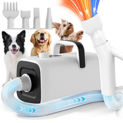 Airrobo Dog Dryer velocidad alta para secado rápido.
