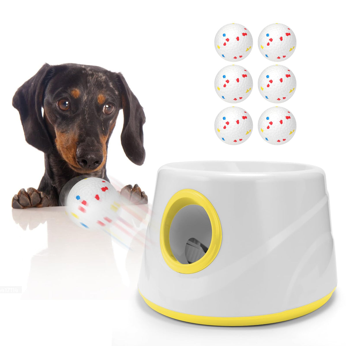 AirSh0ooter lanzador automático para perros, perfecto en interiores y exteriores.
