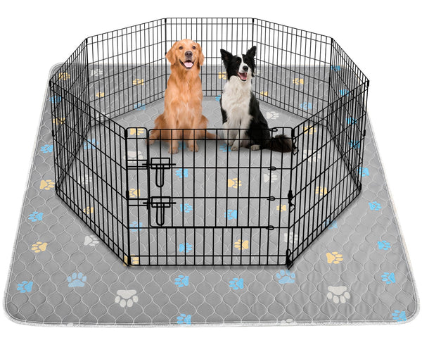 Almohadilla lavable para perros Aitmexcn 54x54, suave y absorbente para cachorros.