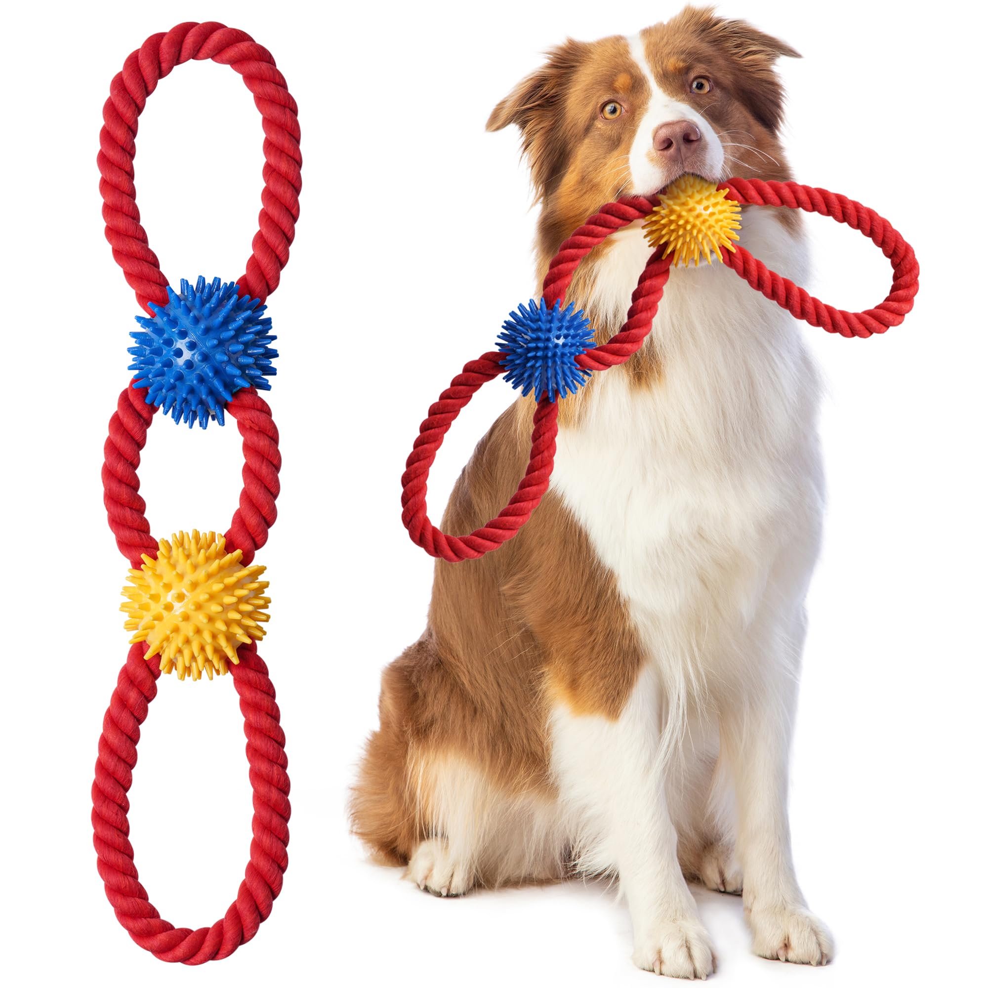 Aitmexcn cuerda para perro: juego de tirar que fortalece el vínculo