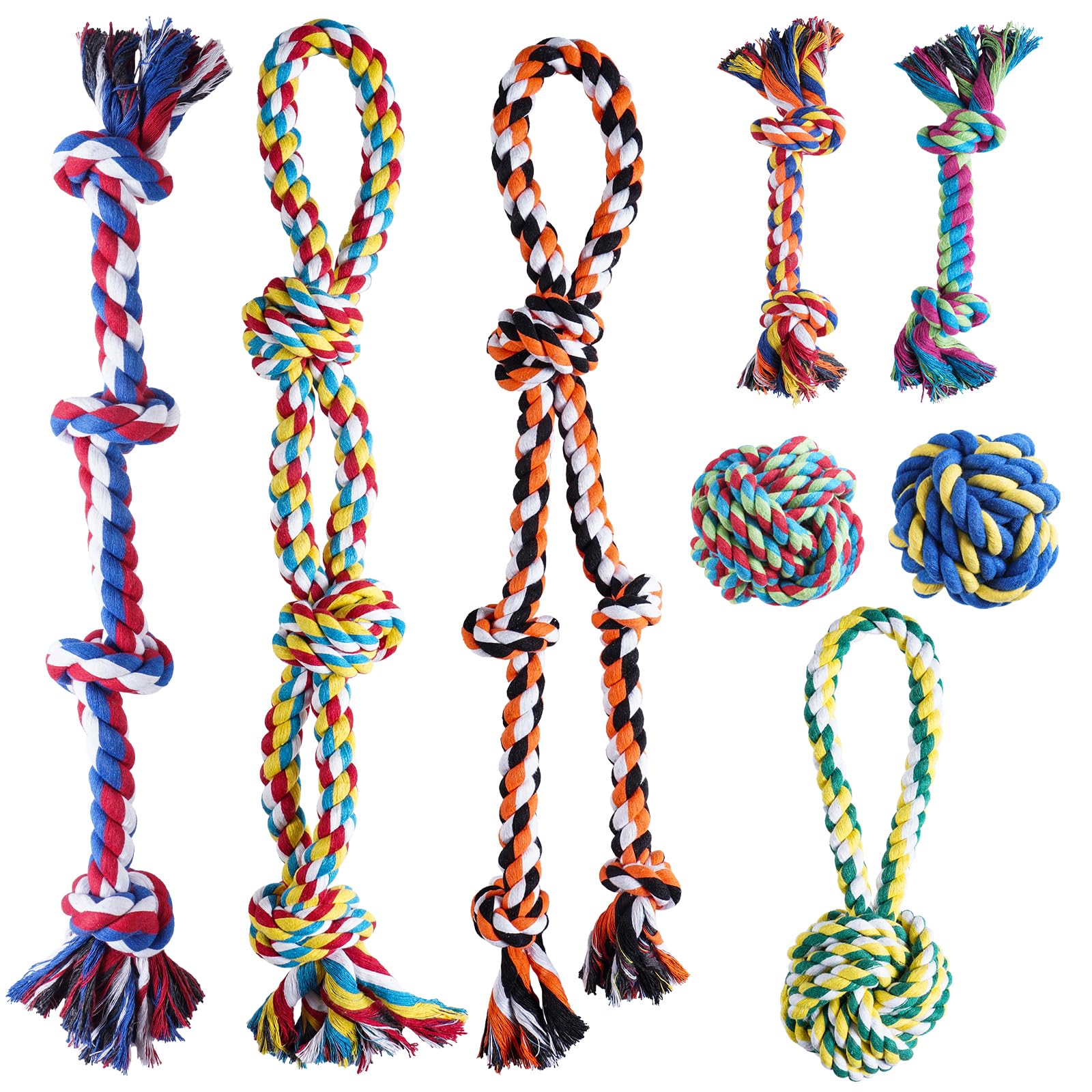 Aitmexcn juguete de cuerda para perros grandes, ideal para juego prolongado.