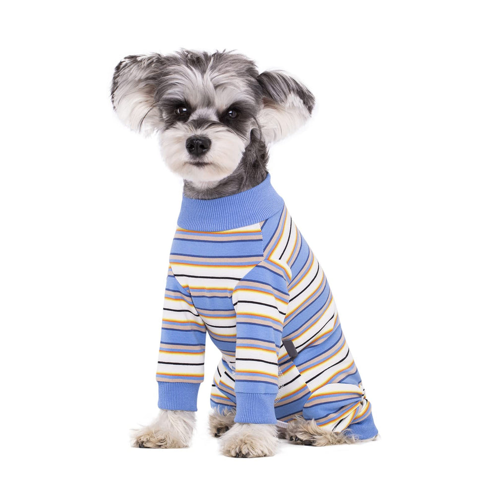 AITOLI pijama de cirugía para perro, manga larga, mantiene el pelaje limpio.