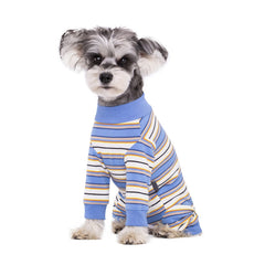 AITOLI pijama de cirugía para perro, manga larga, mantiene el pelaje limpio.