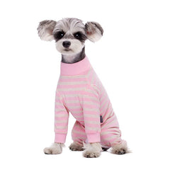 AITOLI pijama para perro con manga larga, protege la piel y evita lamidos.