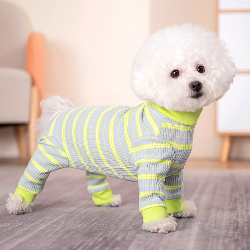 AITOLI pijama para perro con corte circular inferior, facilita necesidades fisiológicas.