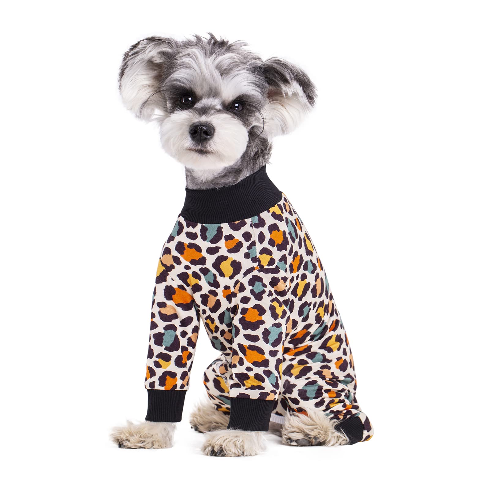 AITOLI pijama postoperatorio perro rayas manga larga, protege heridas