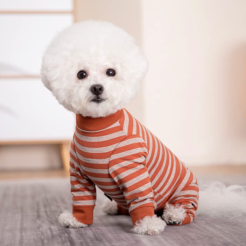 AITOLI pijama quirurgico perro mangas largas, cubre pelaje y reduce suciedad