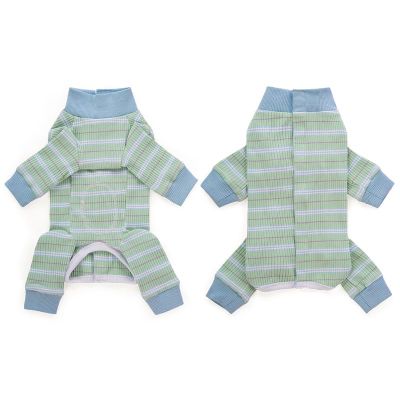 AITOLI pijama para perros con manga larga; cubre pelaje y evita suciedad.