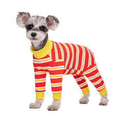 AITOLI traje recuperación para perro, frente, protege heridas y facilita la curación suave.