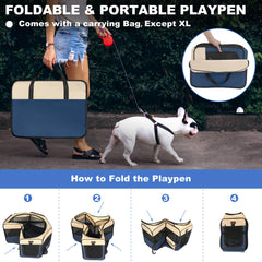 Aivituvin corral con bolsillos laterales para guardar objetos pequeños.