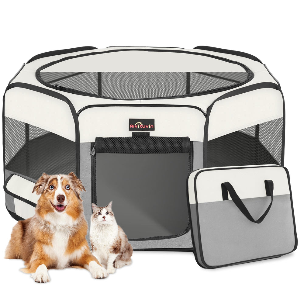 Aivituvin jaula-juego-plegable-impermeable para viajar con tu mascota