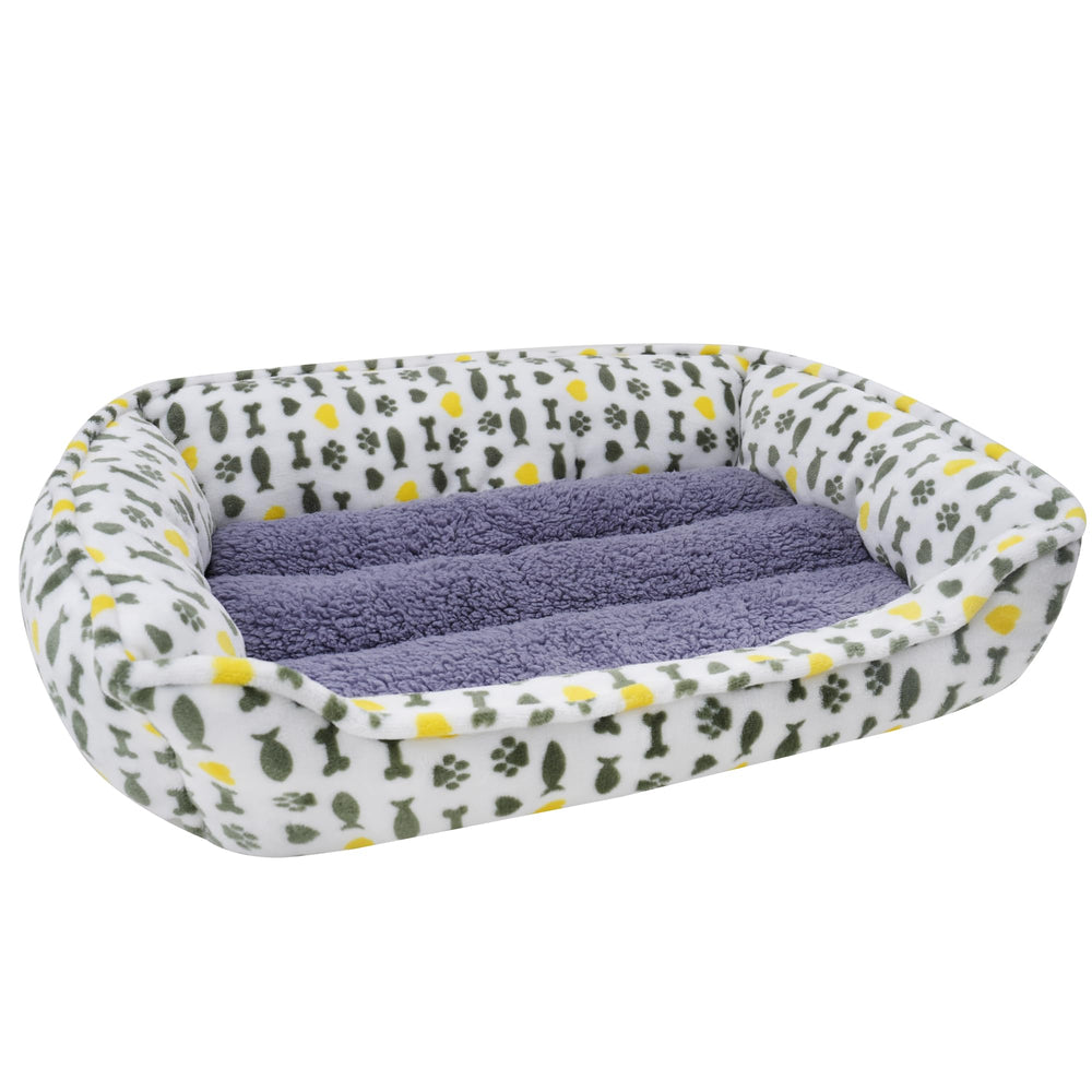 AIWIKIDE cama-perro borde elevado brinda seguridad y contención