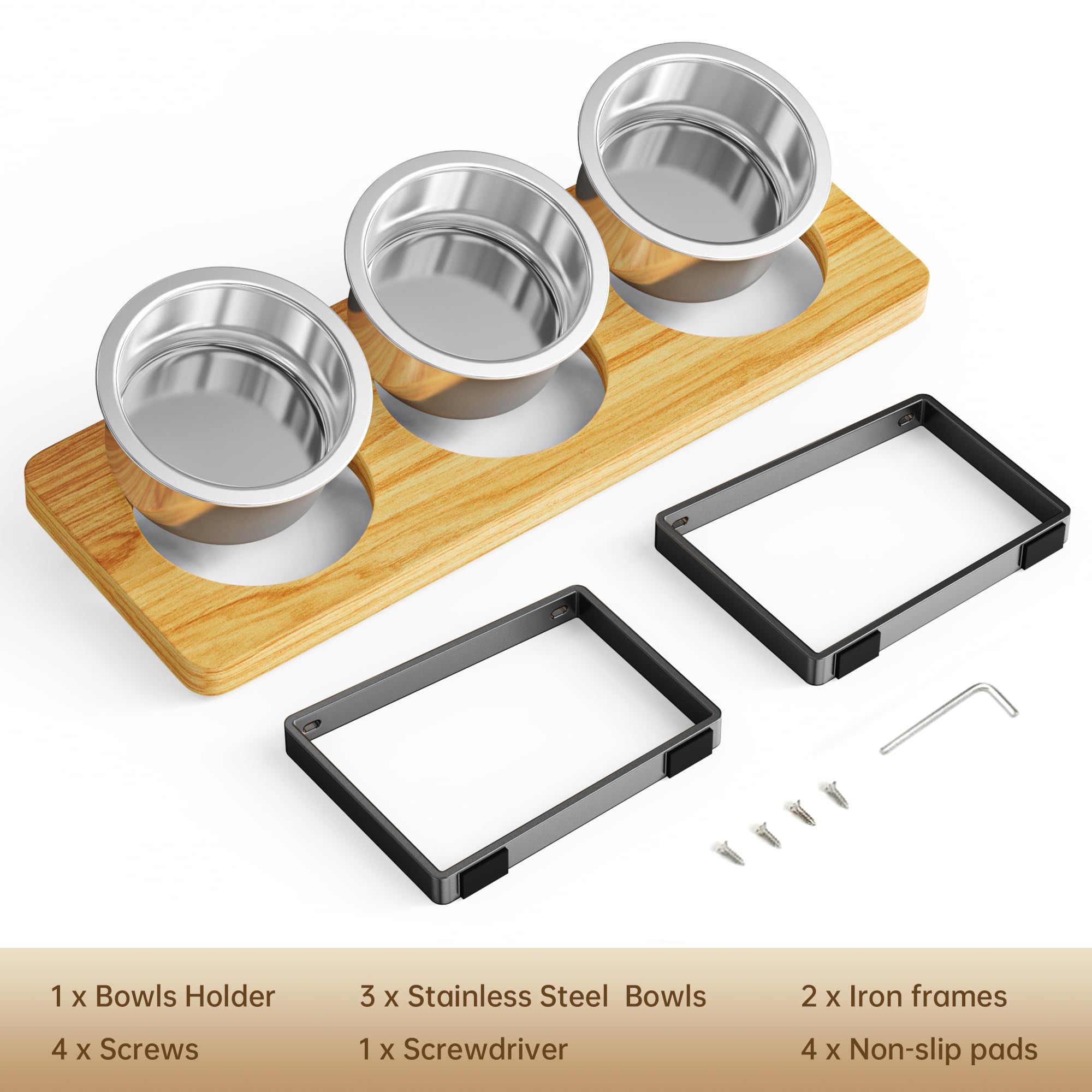AKAOLA soporte estable para tazones, ideal para comer de forma ordenada