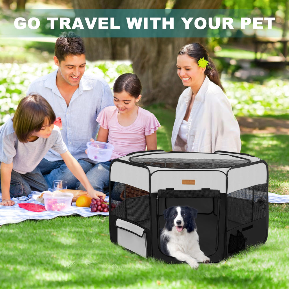 Akinerri cercado ideal para viajes y uso exterior.
