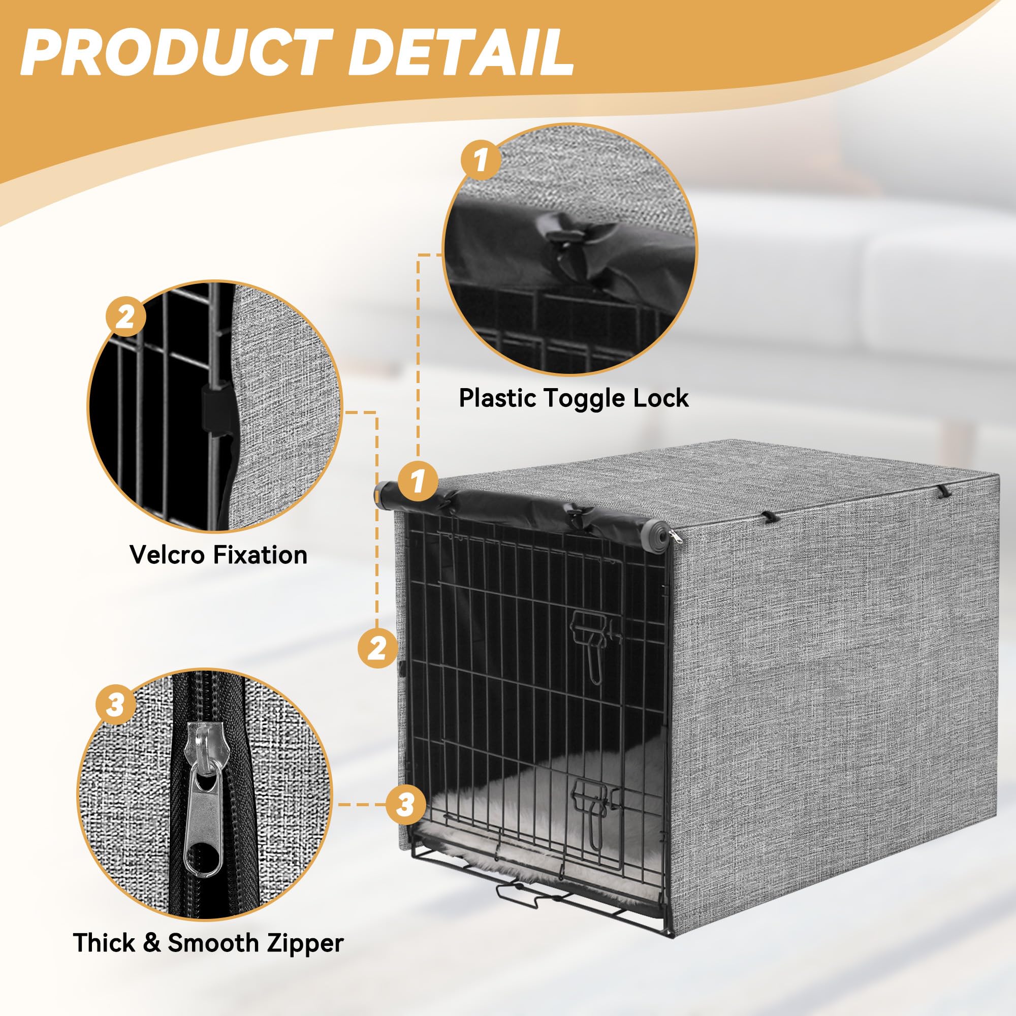 Akinerri funda de jaula ventilada de 600D protege contra polvo y viento.